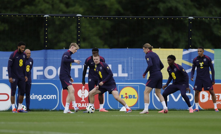 Khu tập luyện của tuyển Đức được bảo vệ nghiêm ngặt trước trận tứ kết Euro 2024 gặp Tây Ban Nha - Ảnh: REUTERS