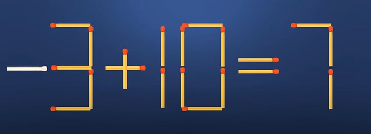 Thử tài IQ: Di chuyển một que diêm để 3+18=7 thành phép tính đúng- Ảnh 2.