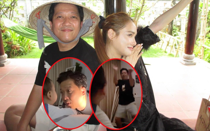 Trường Giang trổ tài dỗ con, cả nhà mất ngủ