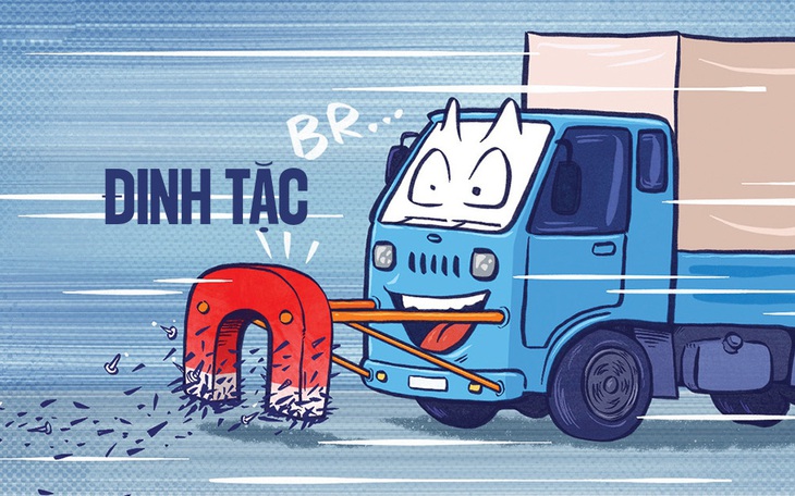 Kinh nghiệm hay: Bể bánh xe vì đinh tặc, đừng nên than vãn - Ảnh 2.