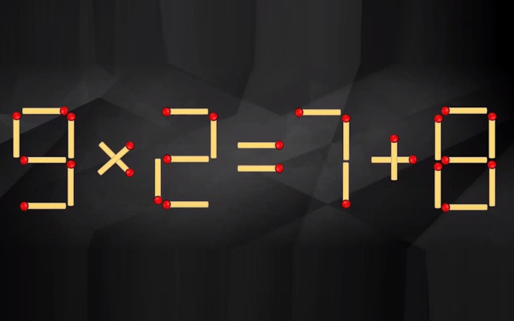 Thử tài IQ: Di chuyển một que diêm để 36/6=8-3 thành phép tính đúng - Ảnh 8.