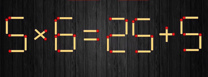 Thử tài IQ: Di chuyển một que diêm để 2x9+0=14 thành phép tính đúng - Ảnh 1.