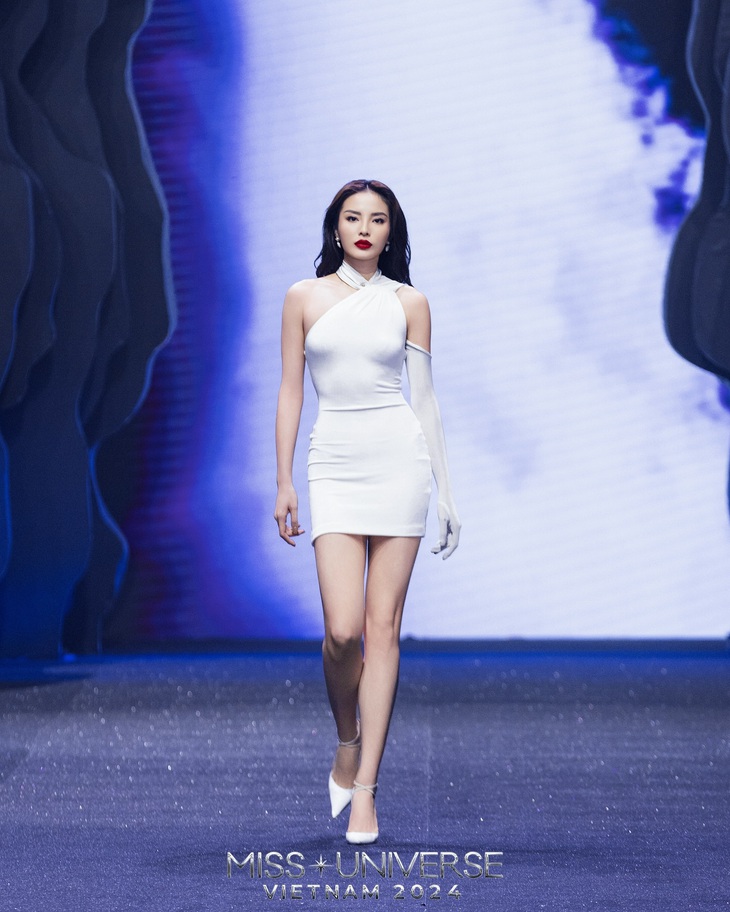 Sắc vóc nổi bật của Kỳ Duyên trong sơ tuyển Miss Universe Vietnam 2024