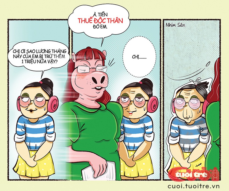 Đề xuất đánh thuế độc thân cho giới trẻ bớt ngại đẻ - Tranh: Nhím Sên 