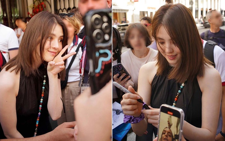 Han So Hee khiến netizen thích thú khi tái hiện khoảnh khắc ký tặng fan từng gây sốt ngay trên đường phố Paris vào ngày 7-8.&nbsp;Ngoài mục đích công việc, chuyến đi Pháp lần này còn là khoảng thời gian ngôi sao xứ kim chi thăm thú những địa điểm nổi tiếng. Trên trang cá nhân, cô cập nhật hình ảnh của chuyến đi