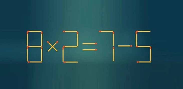 Thử tài IQ: Di chuyển một que diêm để 5x3=13-2 thành phép tính đúng - Ảnh 3.