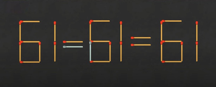 Thử tài IQ: Di chuyển hai que diêm để 81-51=67 thành phép tính đúng - Ảnh 1.