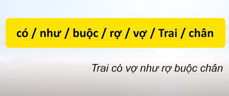Thử tài tiếng Việt: Sắp xếp các từ sau thành câu có nghĩa (P137) - Ảnh 1.