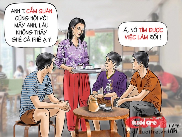 Chuyện ở quán cà phê... thất nghiệp - Ảnh 1.