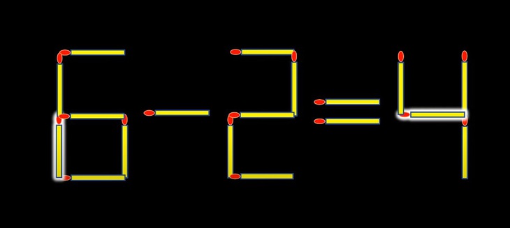 Thử tài IQ: Di chuyển hai que diêm để 7+6=6 thành phép tính đúng - Ảnh 1.