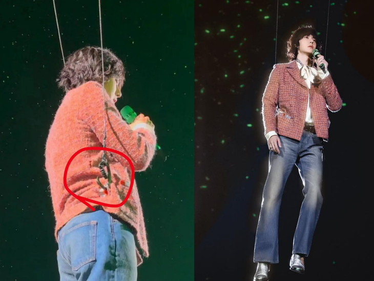 Màn treo người trên độ cao 50m của Vương Nhất Bác hút hơn 10 triệu lượt xem - Ảnh 1.