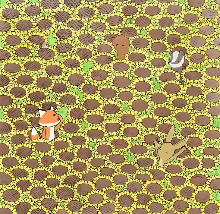 Thử tài tinh mắt: Con chó thứ 4 ở đâu? - Ảnh 2.