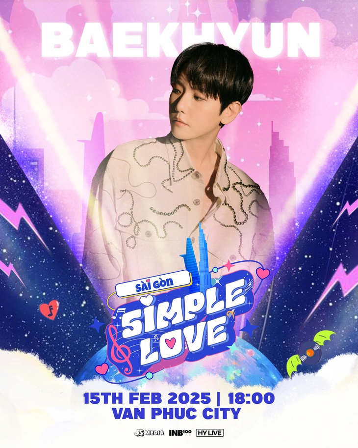 Baekhyun cùng dàn sao Việt - Hàn đổ bộ Sài Gòn simple love - Ảnh 1.