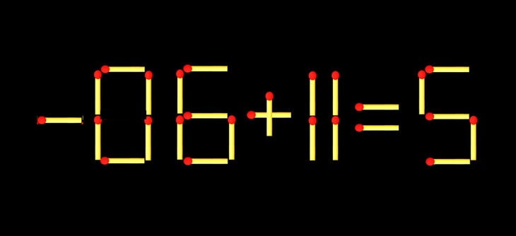 Thử tài IQ: Di chuyển một que diêm để 12+18=9 thành phép tính đúng - Ảnh 1.