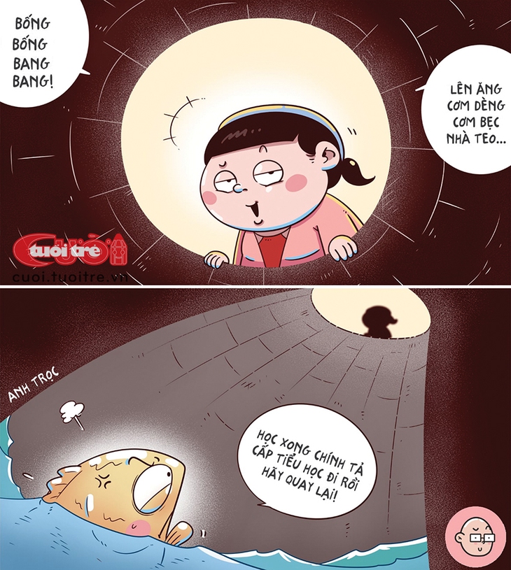 Cô Tấm nói ngọng, cá bống giận luôn - Ảnh 1.