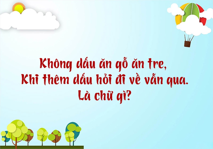 câu đố - Ảnh 5.
