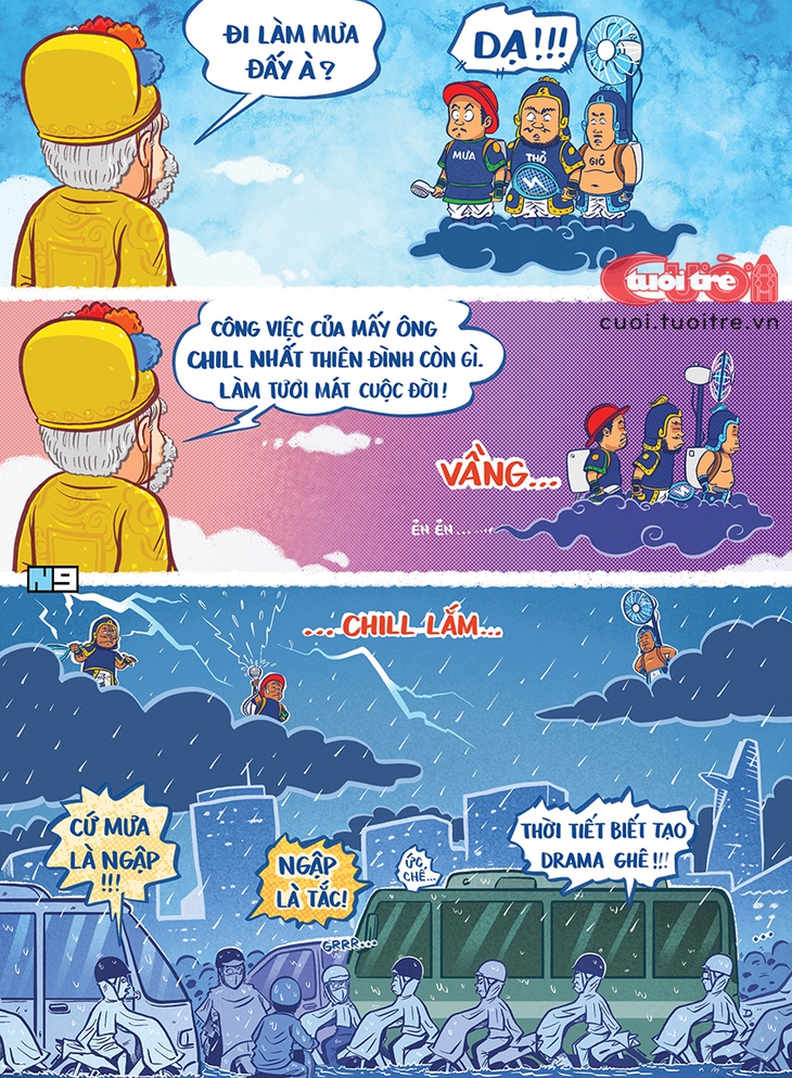 Ngọc Hoàng thì biết gì chuyện mưa gió - Ảnh 1.