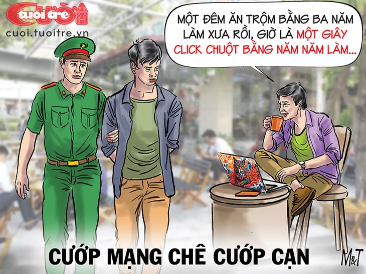 Tội phạm mạng chê 'tội phạm truyền thống' - Ảnh 1.