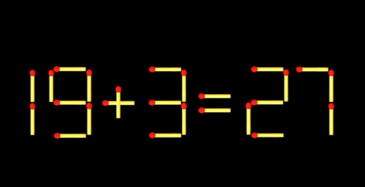Thử tài IQ: Di chuyển một que diêm để 13+12=18 thành phép tính đúng - Ảnh 3.