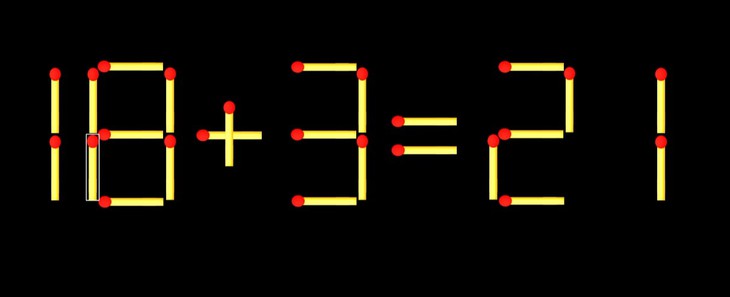 Thử tài IQ: Di chuyển một que diêm để 13+12=18 thành phép tính đúng - Ảnh 4.