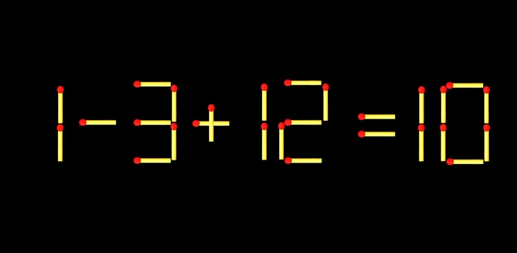 Thử tài IQ: Di chuyển một que diêm để 13+12=18 thành phép tính đúng - Ảnh 2.