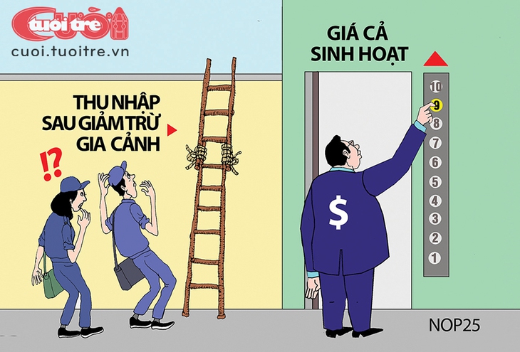 Thu nhập sau giảm trừ gia cảnh vẫn hơi... 'hoàn cảnh' - Ảnh 1.