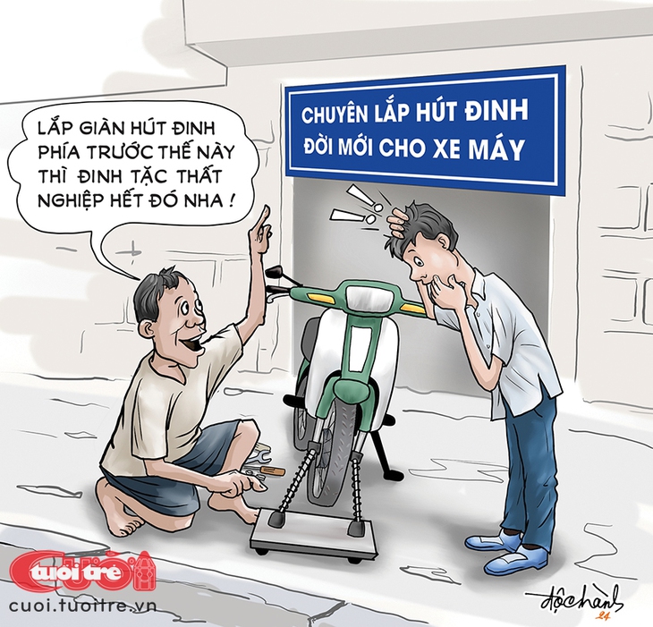 Đinh tặc xài đồ inox, vô hiệu hóa xe hút đinh - Ảnh 1.