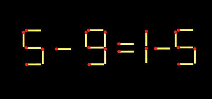 Thử tài IQ: Di chuyển một que diêm để 5+9=15 thành phép tính đúng - Ảnh 2.