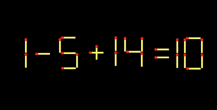 Thử tài IQ: Di chuyển một que diêm để 15+14=18 thành phép tính đúng - Ảnh 2.