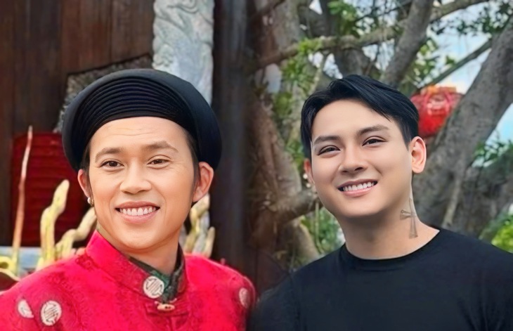 Hoài Lâm hội ngộ Hoài Linh tại đền thờ tổ 100 tỉ - Ảnh 1.