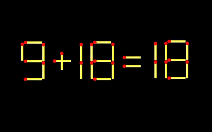 Thử tài IQ: Di chuyển một que diêm để 19-18=5 thành phép tính đúng - Ảnh 9.