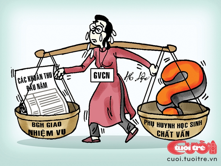 Các khoản thu đầu năm làm khổ giáo viên - Ảnh 3.