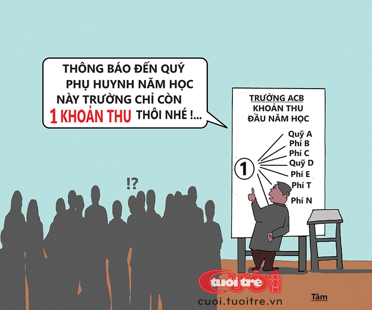 Trường chỉ có 1 khoản thu, phụ huynh... suýt phấn khởi - Ảnh 1.