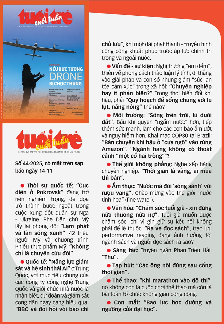 Tuổi Trẻ Cuối Tuần số 44-2025: Pokrovsk - Nếu bức tường drone bị chọc thủng - Ảnh 2.