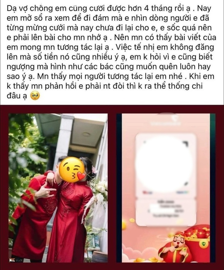 tiền mừng cưới - Ảnh 1.