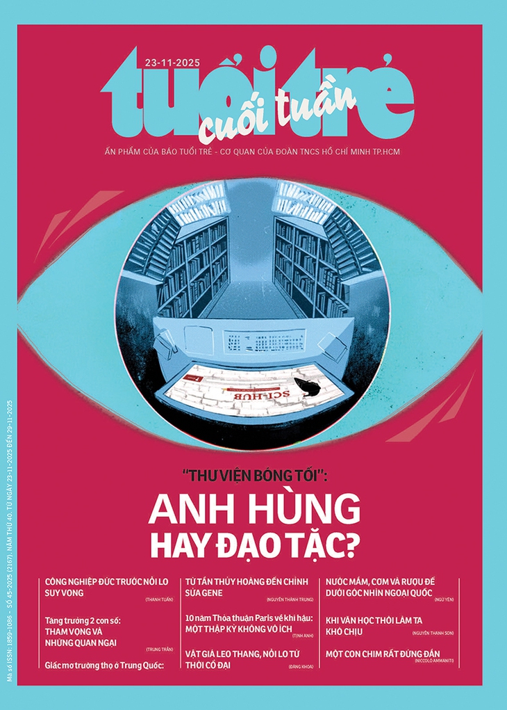 Tuổi Trẻ Cuối Tuần số 45-2025: Thư viện bóng tối - anh hùng hay đạo tặc? - Ảnh 1.