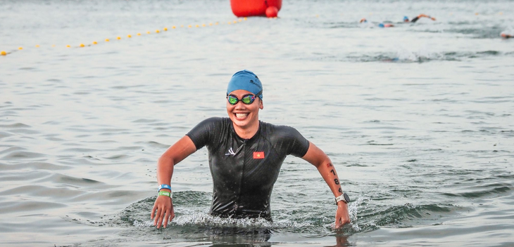 Ánh Viên khoe thi 3 môn phối hợp, kết quả thế nào mà nhận ngàn tim? - Ảnh 1.