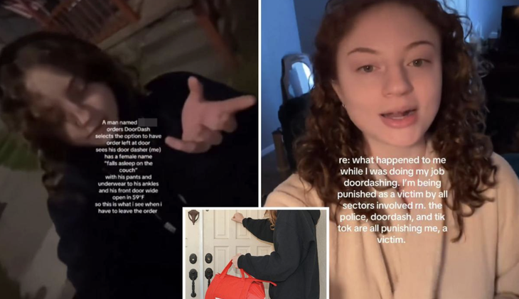 Nữ shipper quay lén khoảnh khắc riêng tư của khách hàng để ăn vạ - Ảnh 1.