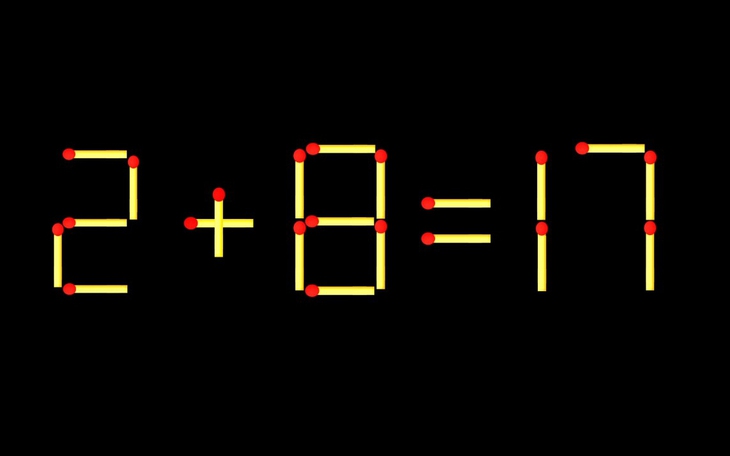 Thử tài IQ: Di chuyển một que diêm để 19+8=8 thành phép tính đúng - Ảnh 8.