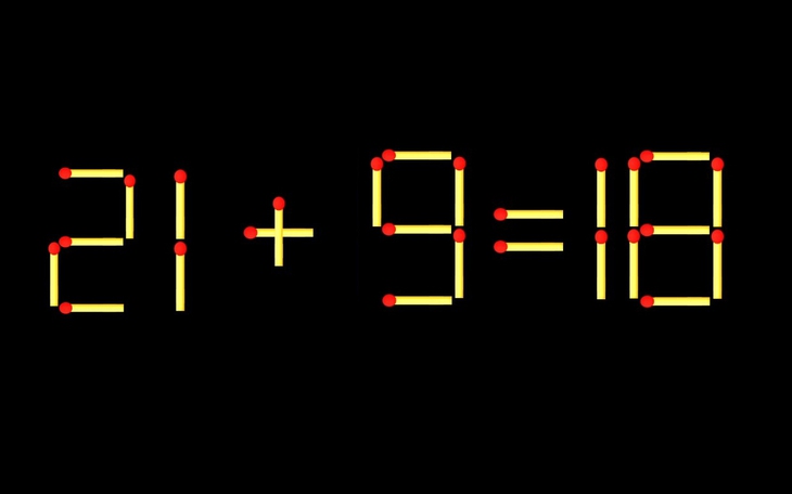 Thử tài IQ: Di chuyển một que diêm để 19+6=4 thành phép tính đúng - Ảnh 7.