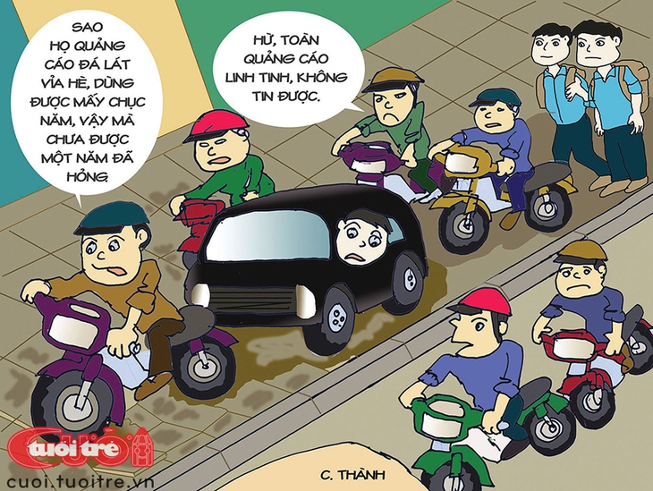 Tuổi thọ của đá lát vỉa hè là 70 năm hay 7 tháng? - Ảnh 2.