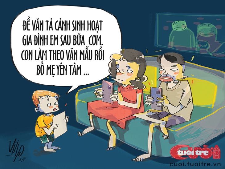 Gia đình em qua bài văn mẫu - Ảnh 1.