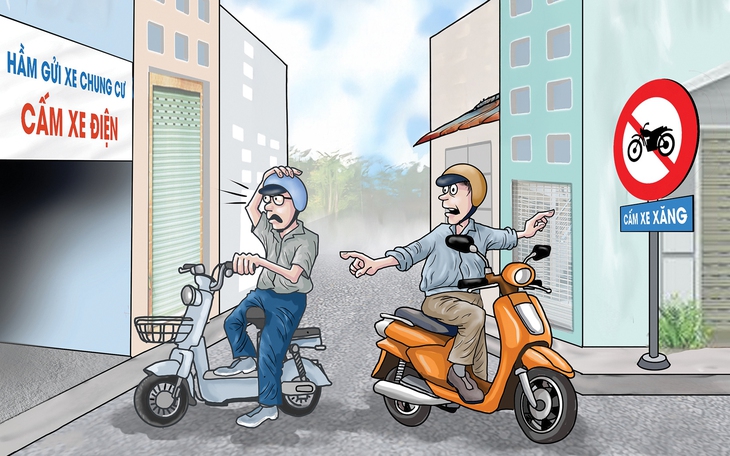 Đi thuê trọ với chiếc xe điện - Ảnh 2.