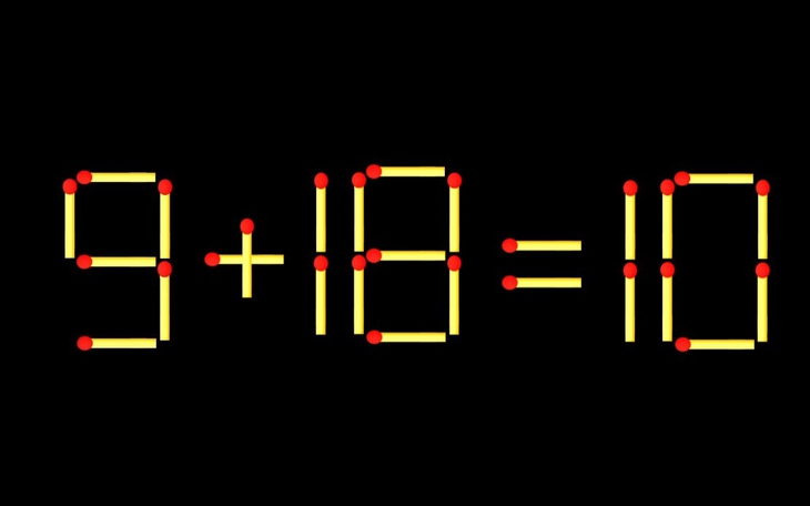Thử tài IQ: Di chuyển một que diêm để 6+12=17 thành phép tính đúng - Ảnh 7.