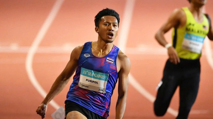 VĐV Thái Lan Boonsorn giành cú ăn ba SEA Games 33 sau lời động viên từ Man Utd - Ảnh 1.