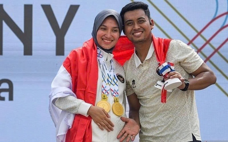 VĐV Pencak Silat Malaysia kiện 2 lần mới đoạt lại HCV từ Thái Lan ở SEA Games 33 - Ảnh 3.