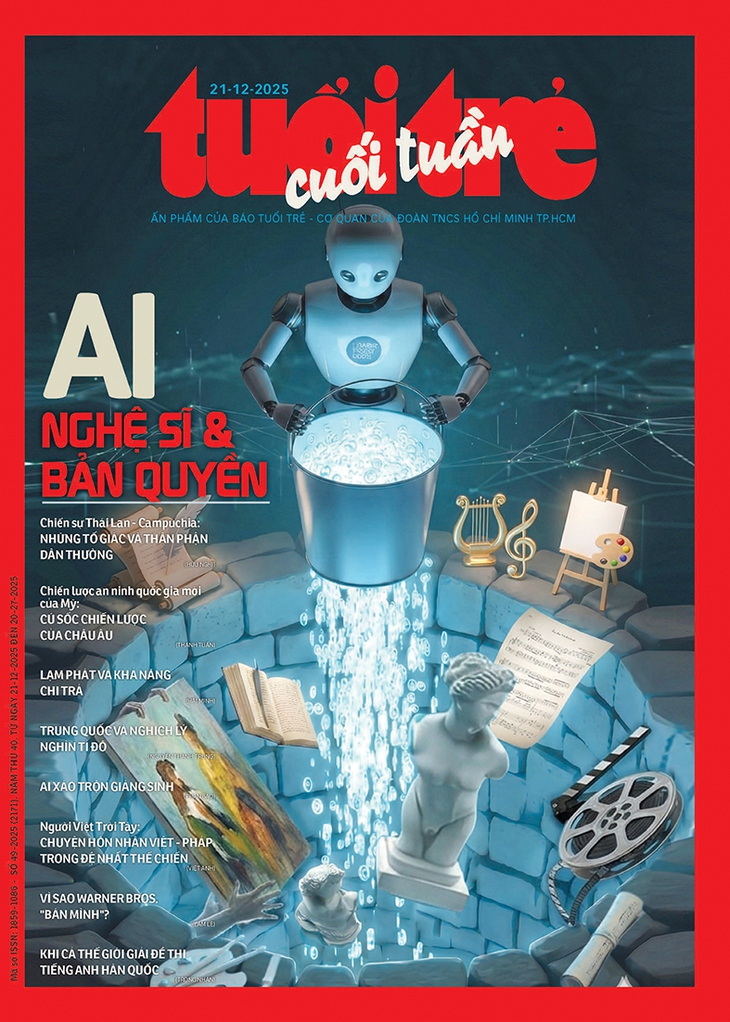 Tuổi Trẻ Cuối Tuần số 49-2025: AI, nghệ sĩ & bản quyền - Ảnh 1.