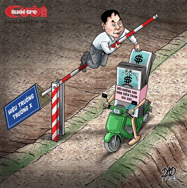 Hiệu trưởng trả giá đắt vì 'ăn chặn' tiền A80 của sinh viên - Ảnh 1.