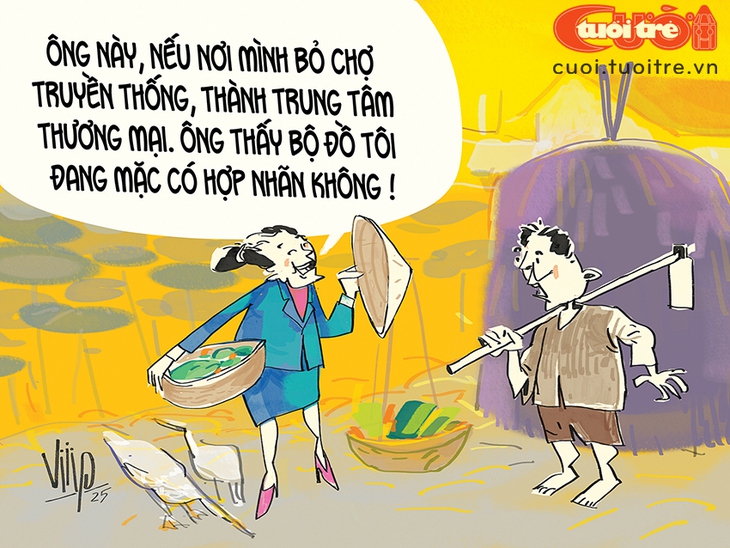 chợ truyền thống - Ảnh 1.