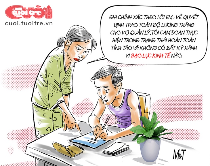 Các bà vợ 'lách luật' để quản lý thu nhập của chồng - Ảnh 1.